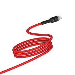 Кабель USB/Lightning Xiaomi ZMI MFi 150 см 3A 18W PD Материал оплетки нейлон/кевлар (AL853) красный